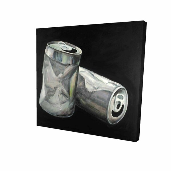 Fondo 12 x 12 in. Empty Cans-Print on Canvas FO2788391